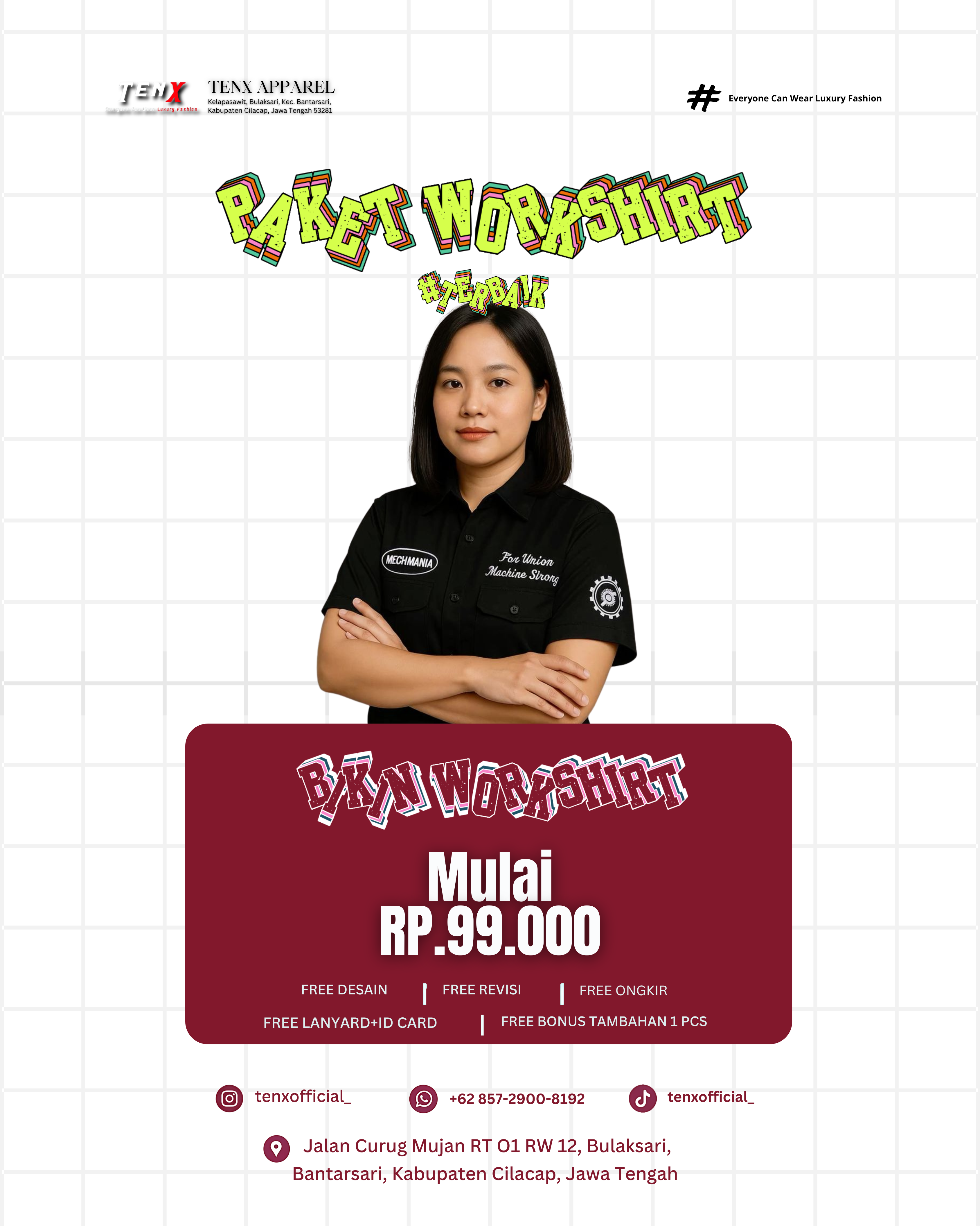 Promo Workshirt TenX Apparel